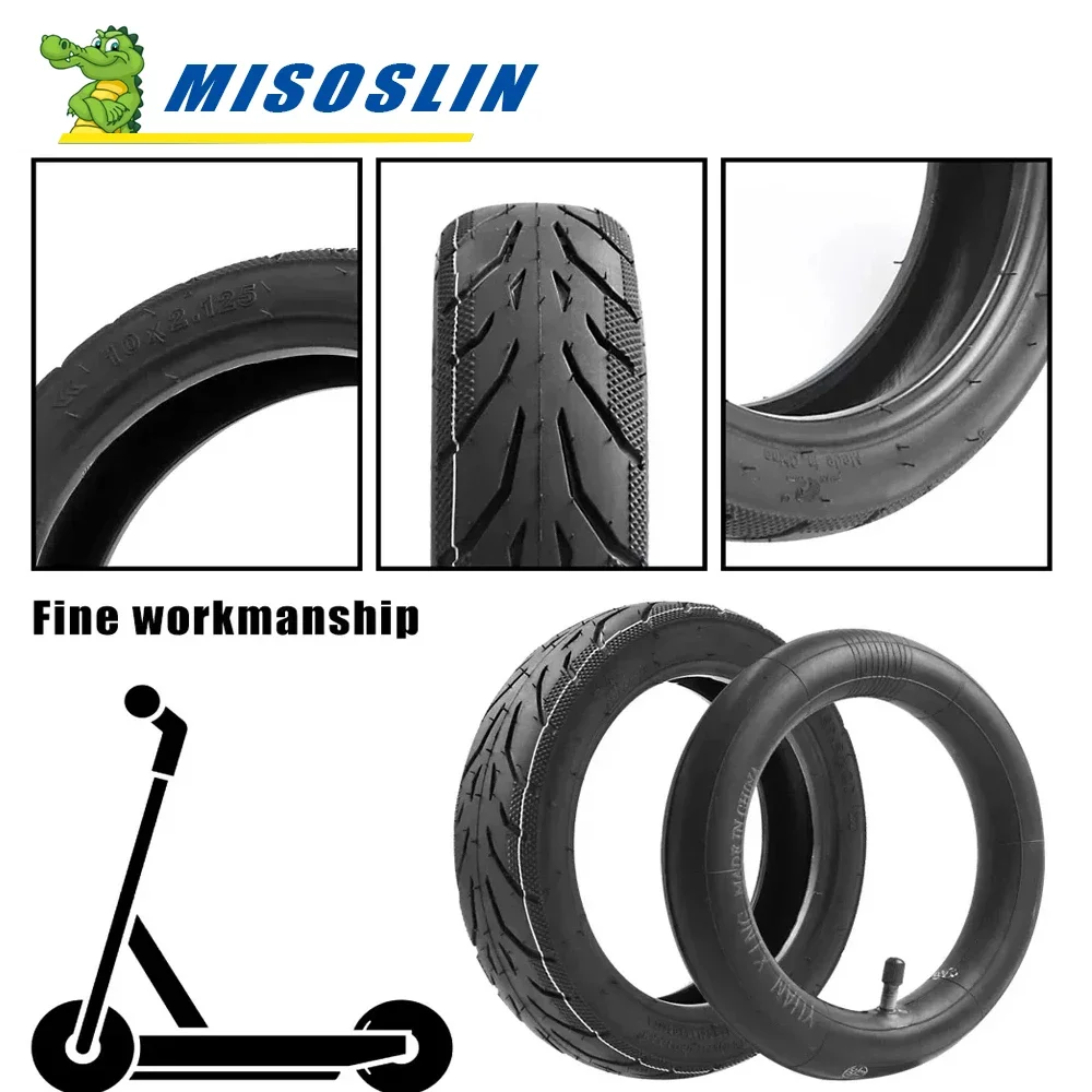 

For Segway Ninebot F20 F25 F30 F40 Electric Scooter Front and Rear Wheel Tires Parts 10x2.125 Outer Tire 10 Inch Inner Tube Tyre