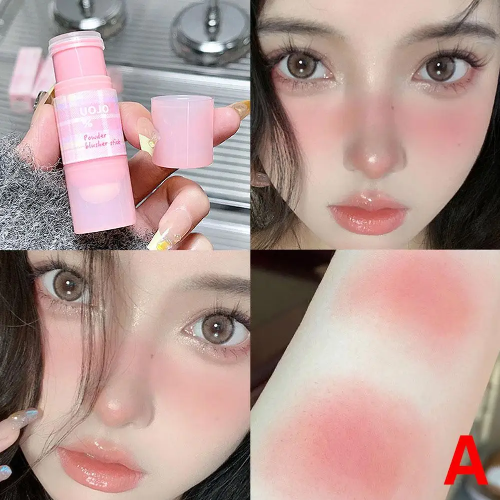 Monochrome niedliche Rouge Stick Creme glatte Wange Tönung Rubor Rouge Rose koreanische matte nackte Make-up Gesicht erröten natürliche rosa i5n5