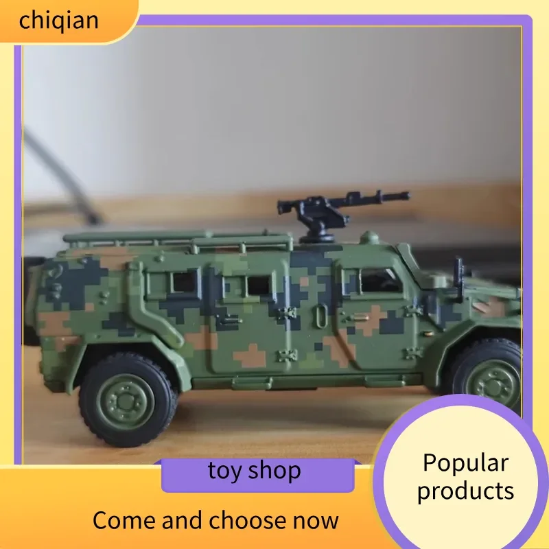 

Tuoyi 1/64 Mengshi первое поколение внедорожный информационный орнамент третьего поколения бронированный штурмовой транспортный грузовик модель