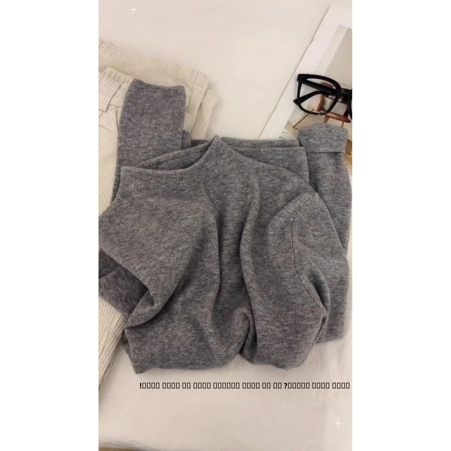 

Korean Sle Soft Cozy f High Ne Women's Sweater Autumn Winter Slimming Knitted Top Inner Wear Base irt Long Sve