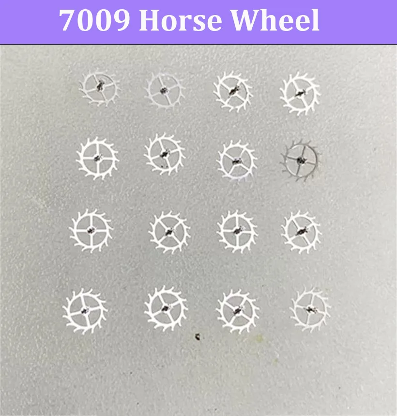 Suitable For 7009 Mechanical Movement Horse Wheel Lotus Wheel Escape Wheel 7009 movement Watch accessories