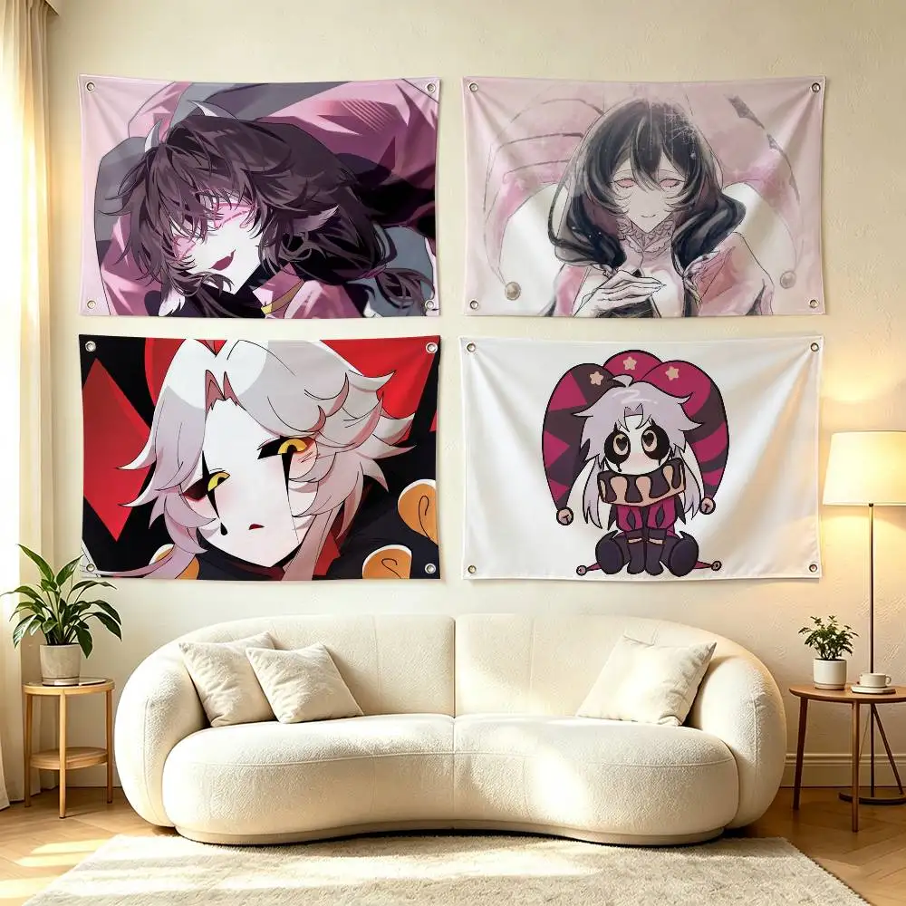Cartoon The Freak Circus Flags for Bedrooms Home Decor Items Outdoor Decors Garage Decoration