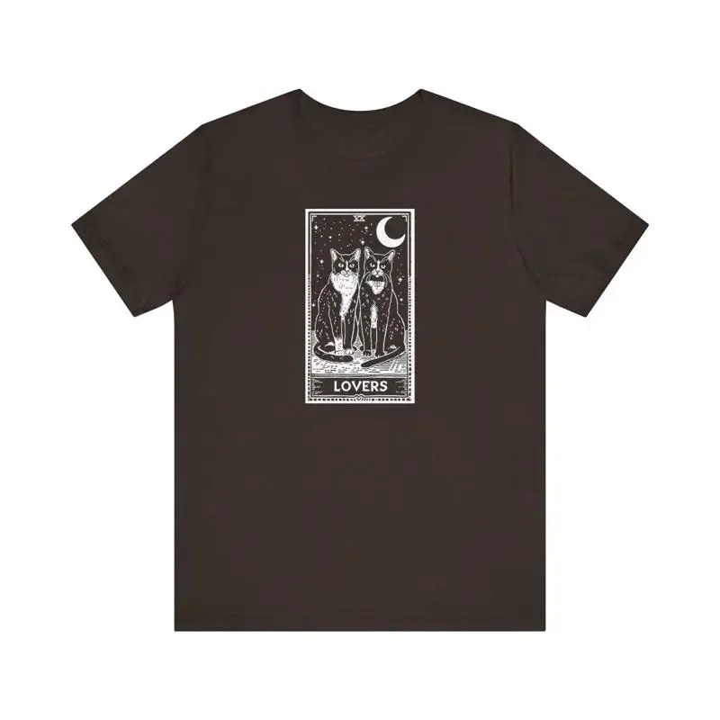 Lovers Tarot Cat T Shirt
