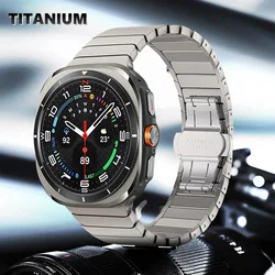 Titanium Band for Samsung Galaxy Ultra Watch 47mm Correa Luxury Link Bracelet Men Strap for SAMSUNG GALAXY 47 47MM watch 7 ultra
