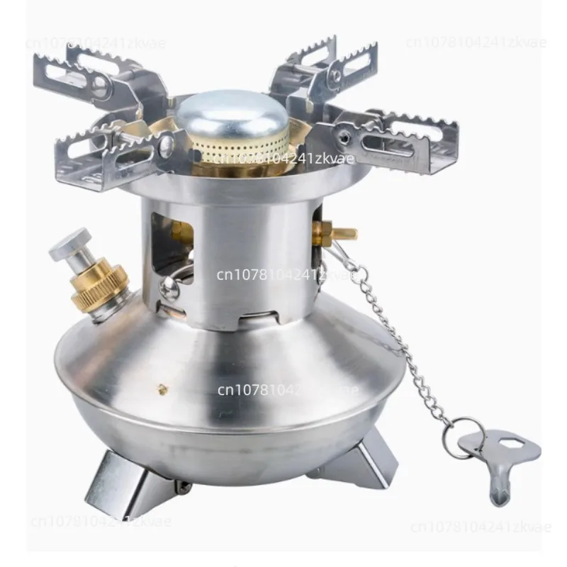 Outdoor Self-driving Gasoline Stove , Convenient Camping All-in-one Outdoor Picnic Gasification Stove