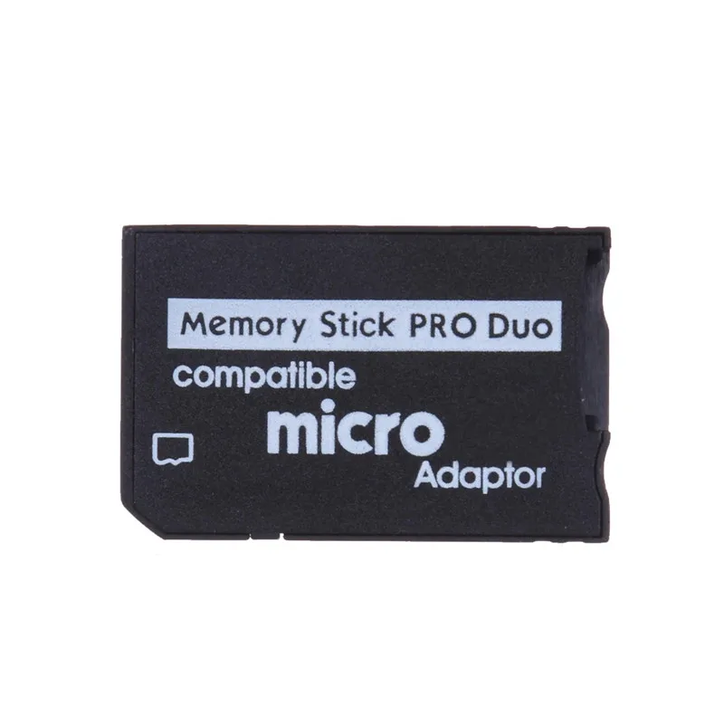 

100pcs Memory Stick Pro Duo Card Reader Adapter For PSP 1000/ 2000/ 3000 Micro SD TF to MS Card Adapter Converter Plug and Play