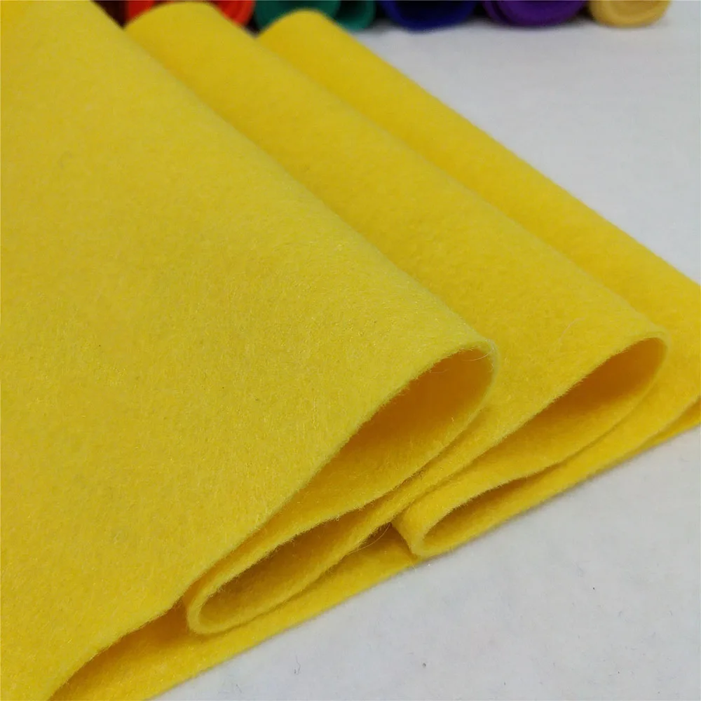 20x90cm veelkleurige zachte vilten stof niet-geweven vilten stof vel patchwork diy naaien pop ambachtelijke accessoires materiaal 1,4 mm dik