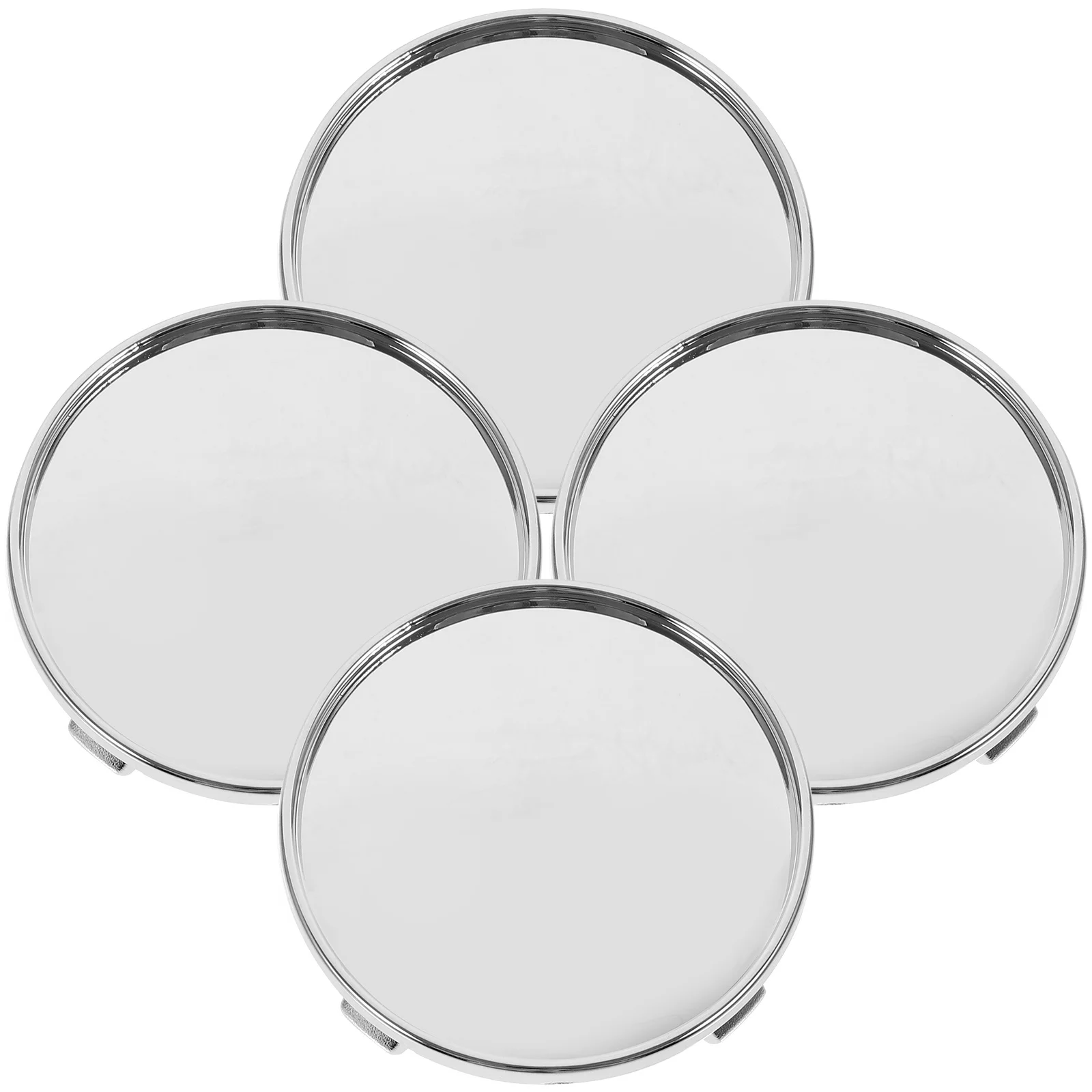 

4Pcs Vehicle Rim Caps Rust-Resistant Smooth Shiny Appearance No Tool Installation Car Part Vehicle Rim Caps Dirtproof Hub Covers