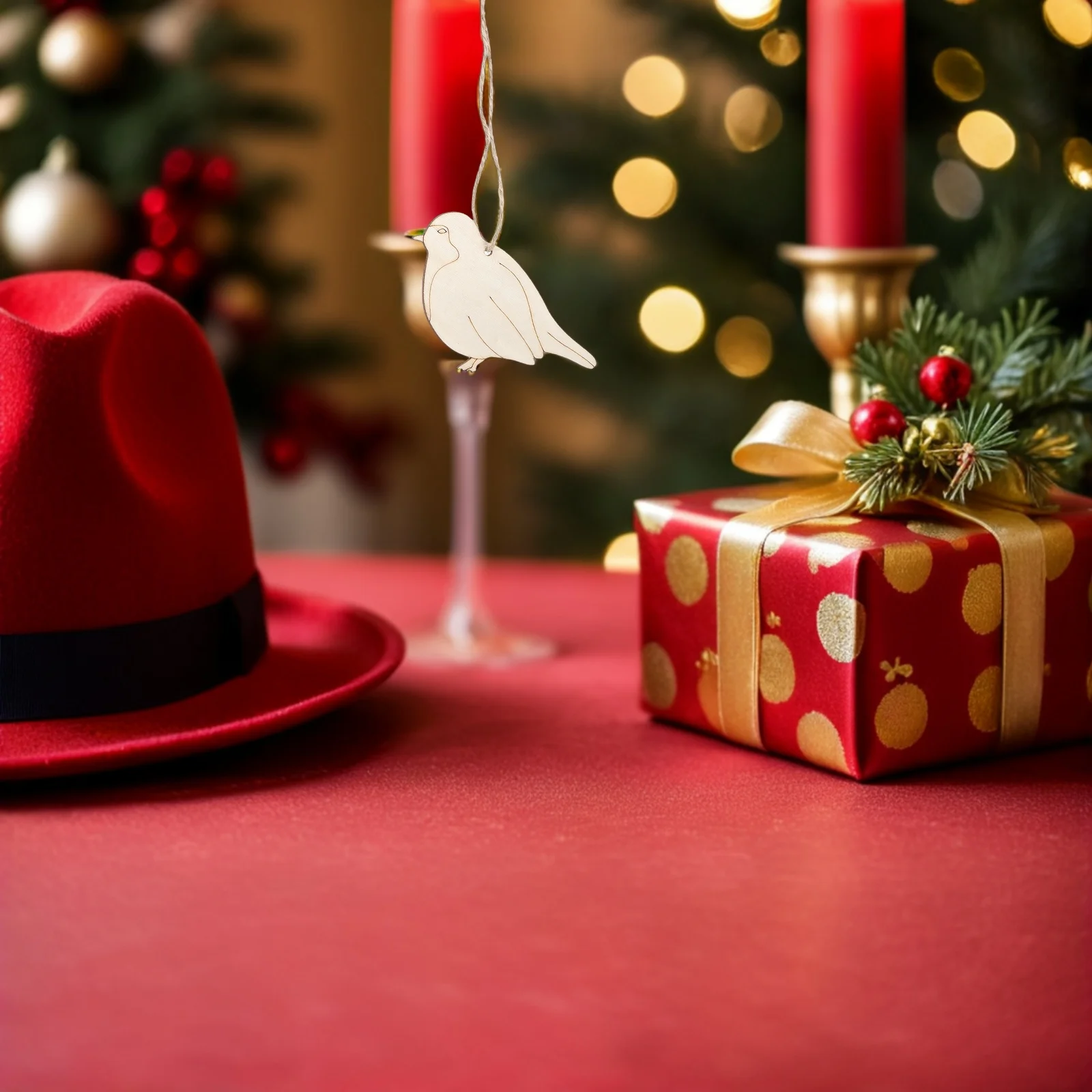 

20pcs Wooden Bird Hanging Ornaments Unfinished Blank Wood Cutouts For Diy Painting Crafts Home Decor Wall Animal Shaped