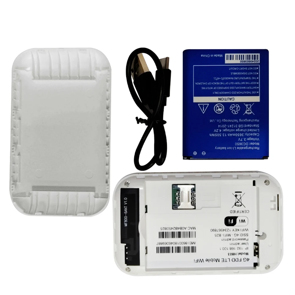 Hotspot mobile tascabile 4G LTE Fino a 10 utenti Hotspot WiFi portatile da 150 Mbps con slot per scheda SIM Router wireless per viaggi in auto