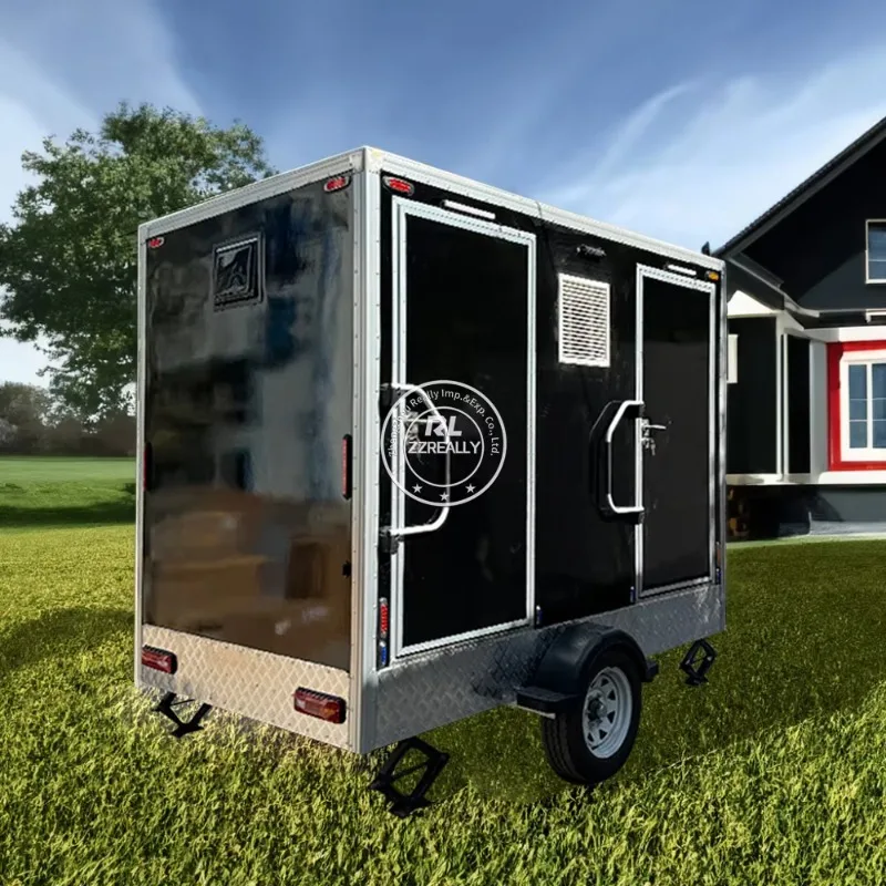 2025 reboques de banheiro portátil ao ar livre chuveiro de banheiro portátil para adultos móvel sala de banheiro temporária com chuveiro