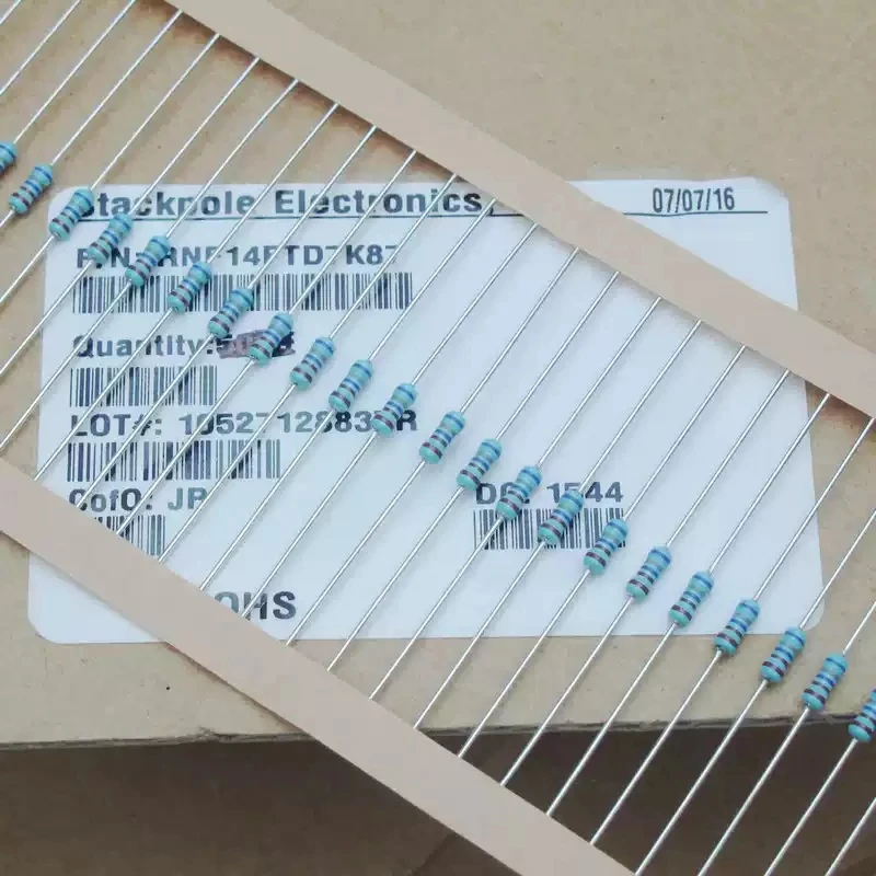 Japanese SEI 7.87K 7K87 resistor 1/4W 0.25W copper foot metal film RNF14FTD7K87
