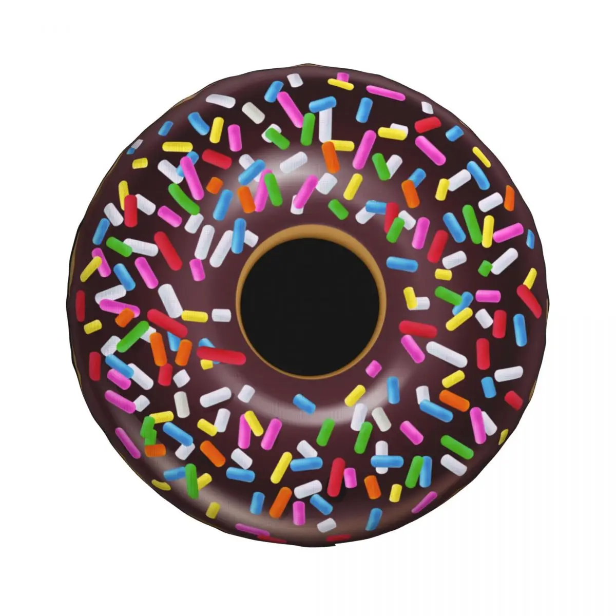 Chocolate Sprinkles Donut Spare Tire Cover for Mitsubishi Pajero SUV RV Car Wheel Protectors Accessories 14