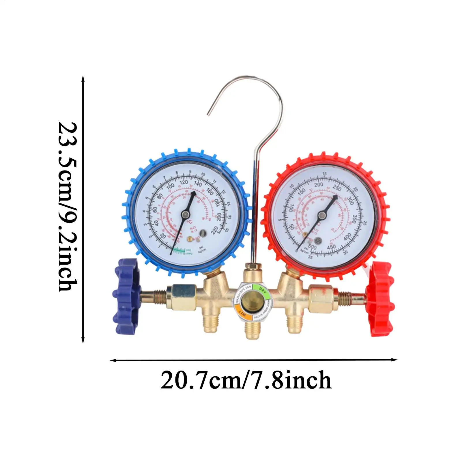 Auto Air Conditioning Pressure Gauge Convenient AC Charge Hose Recharge Kit For Adults Lovers Families Friends Women