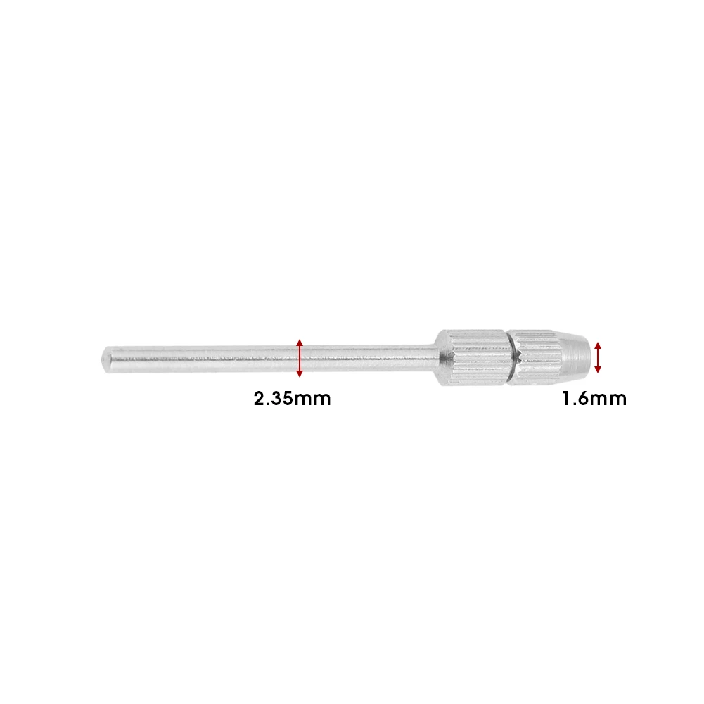 

2Pcs Dental Lab Polishing Drill Bur Adapter Converter 2.35mm Polisher Mandrel Shank Clamp Rod Convertion Head Stainless Steel