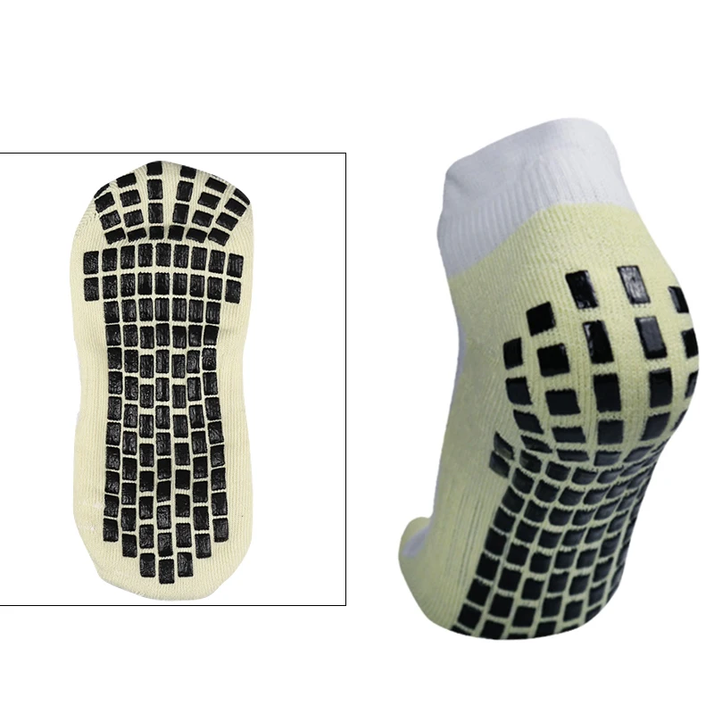 3 paia nuovi calzini da calcio da donna da uomo calzini da calcio con impugnatura antiscivolo in Silicone sportivo corto calcetines hombre futbol