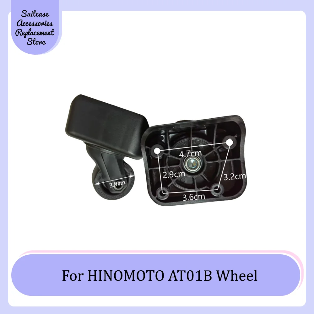 

For HINOMOTO AT01B Universal Wheel Replacement Trolley Suitcase Smooth Silent Shock Absorbing Durable Roller Accessories Wheels