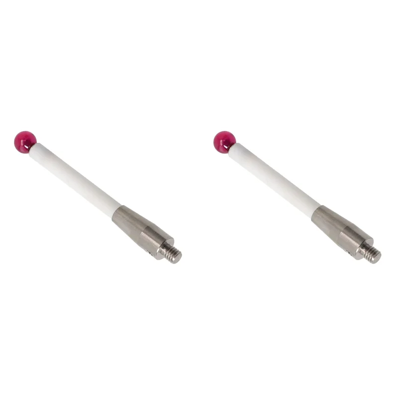 

ABZS 2X Probe Stylus A 5000 3709 CMM 50Mm Contact Probes Measuring Shafts-6Mm Ball Tip CNC Tools Accessory