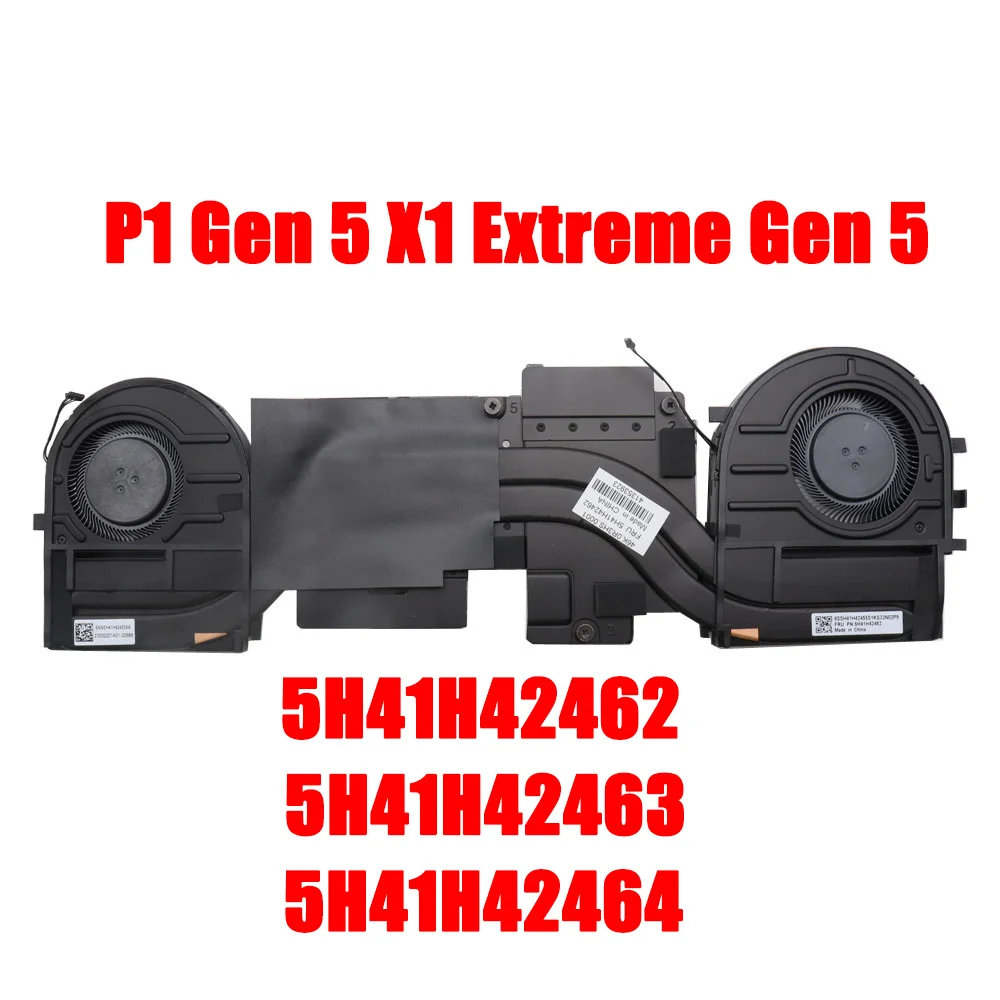 

Laptop CPU GPU FAN&Heatsink For Lenovo For ThinkPad P1 Gen 5 X1 Extreme Gen 5 5H41H42462 5H41H42463 5H41H42464 Thermal Module