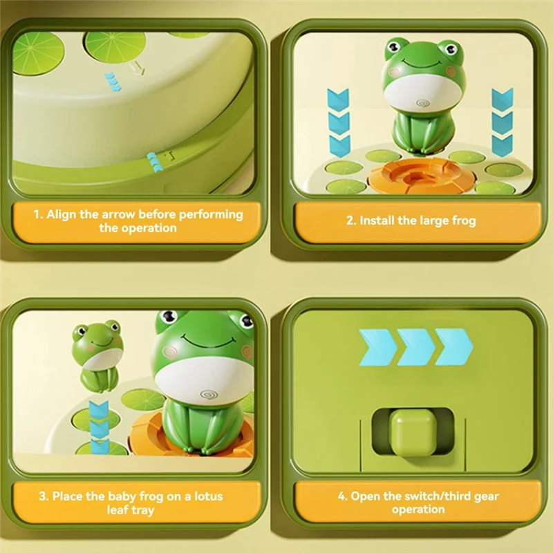 

【Flash Sale】Kid Montessori Toy Launch Frog Cartoon Flying Frog Catching Funny Toy Development Sensory Interaction Puzzle Toy