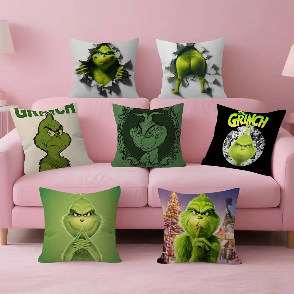 

Movie The classic G-Grinches Personalized Pillow Cover Kids Bedroom Wild Party Decor Pillowcase kid Birthday shower Gift