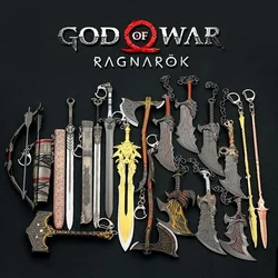 God of War Peripheral Weapons, Full Metal Craft Sword Toys, Keychain Pendants, Game Fan Collection Ornaments, Cosplay Gifts