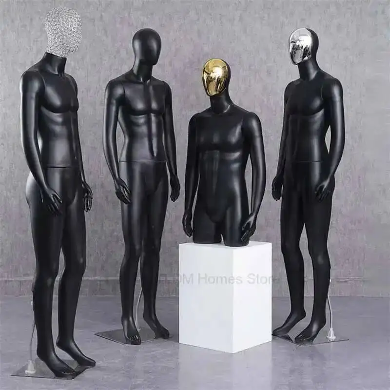 

Full Store Male Dummy Mall Nude Couture Props Model Body Plastic for Shopping Men's Clothing Window Display Clothes Mannequin
