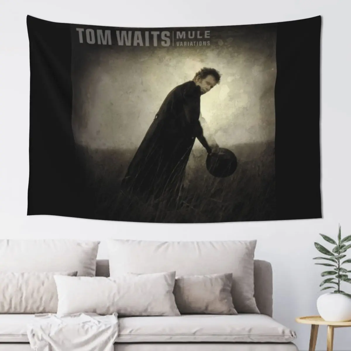 Tom Waits - Mule Variations Tapestry Home And Comfort Decor Room Decore Aesthetic Aesthetic Room Decorations Tapestry