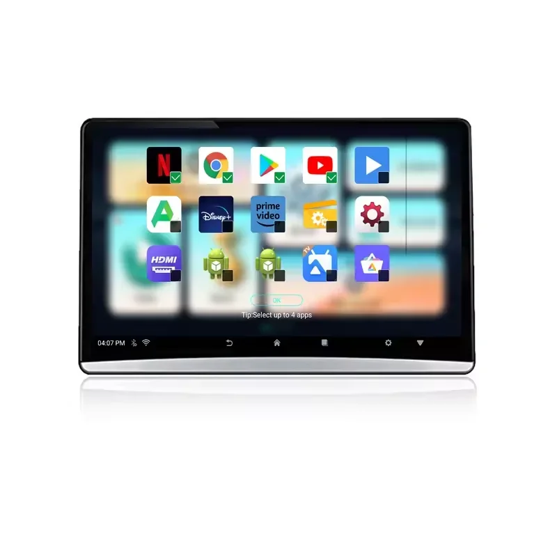 14 Inch Portable Car Headrest   TV Display Smart Android 11 Rear Seat Entertainment   Touch Screen