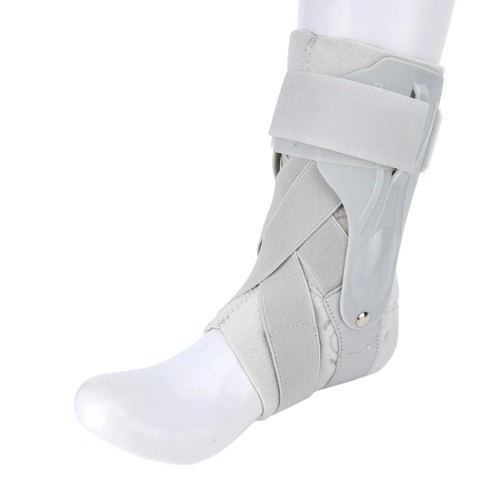 غلاف دعم الكاحل عالي الثبات لاستعادة الإصابات الرياضية وأكمام ضغط قابلة للتعديل