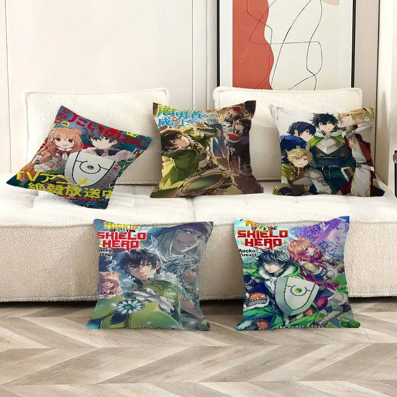 

The Rising of the Shield Hero Personalized Pillow Cover Kids Bedroom Wild Party Decor Pillowcase kid Birthday shower Gift