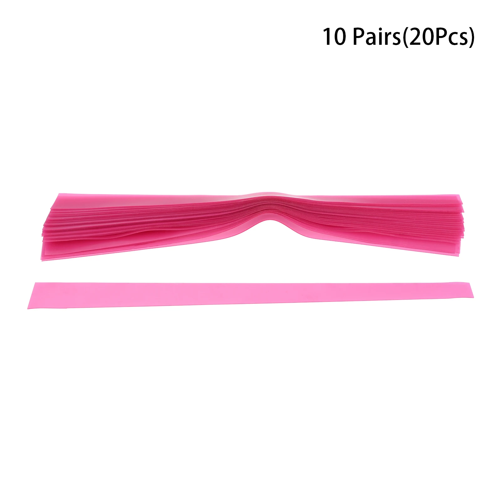 20pcs 0.45mm Thick Natural Latex Slingshots Flat Rubber Bands Strong Elastic Rubber Band Hunting Catapult 20mm/12mm Width Pink