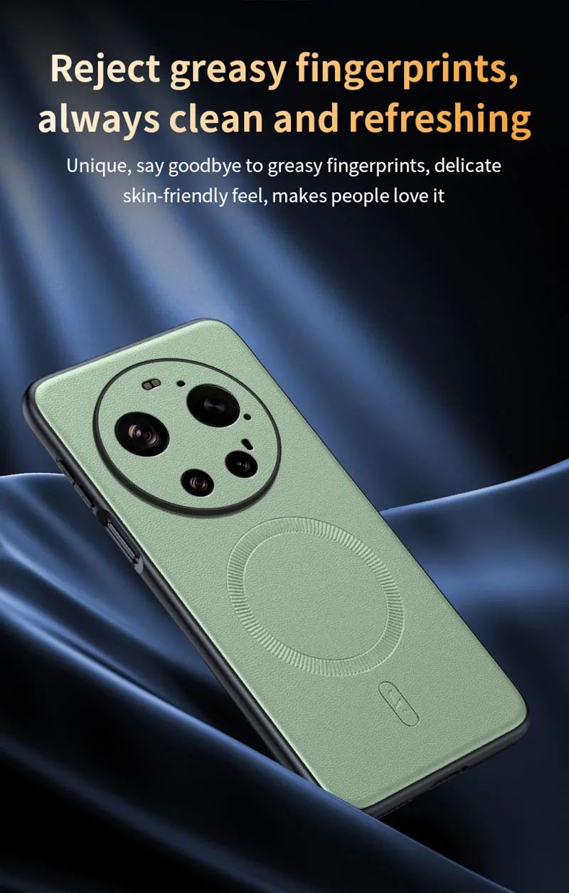 Für Xiaomi 17 Ultra Hülle Magnetische Leder-Schutzhülle Für Xiaomi 17 Ultra Anti-Fingerabdruck Rutschfest PC+TPU – Detail 17