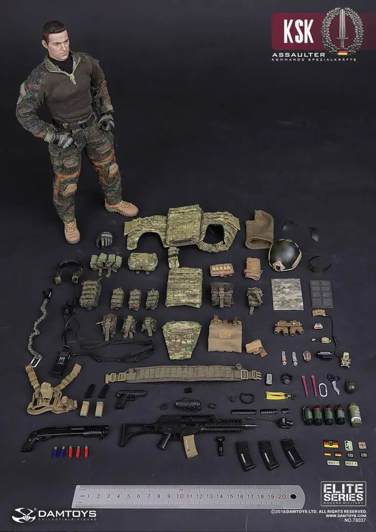 1/6 Action Figures Model DAMTOYS DAM78037 German Special Forces KSK  in stock