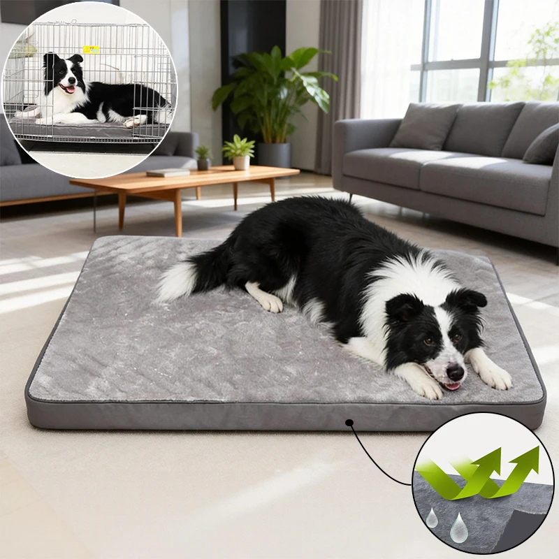

Anti Slip and Stable Dog Bed Breathable Chenier Pet Sleeping Pad Scratch Resistant and Bite Resistant Removable and Washable
