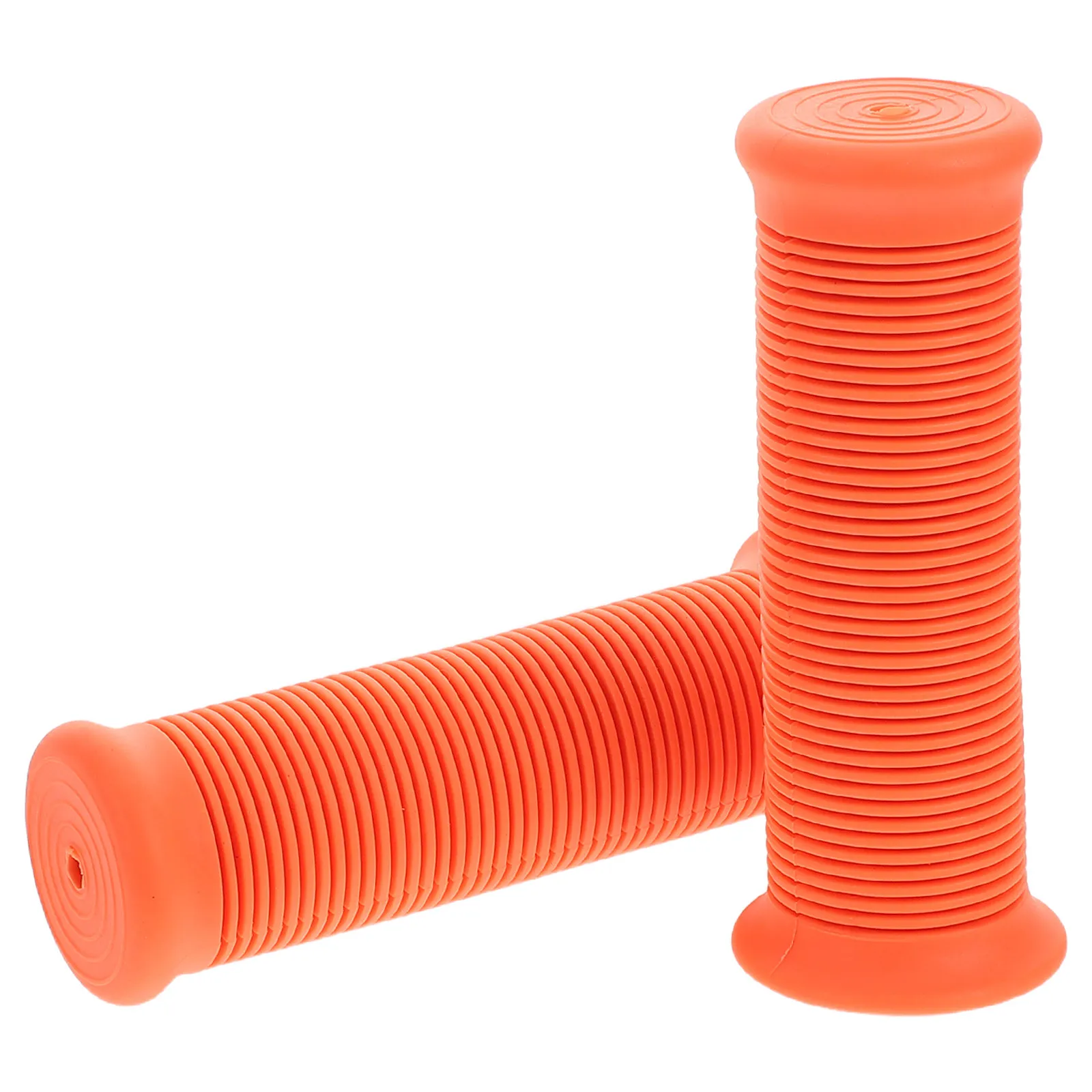 

1Pair Rubber Motorcycle Handlebar Grips Non-Slip Retro Design Comfortable Ergonomic Replacement Bike Handle Grips for Motorbike