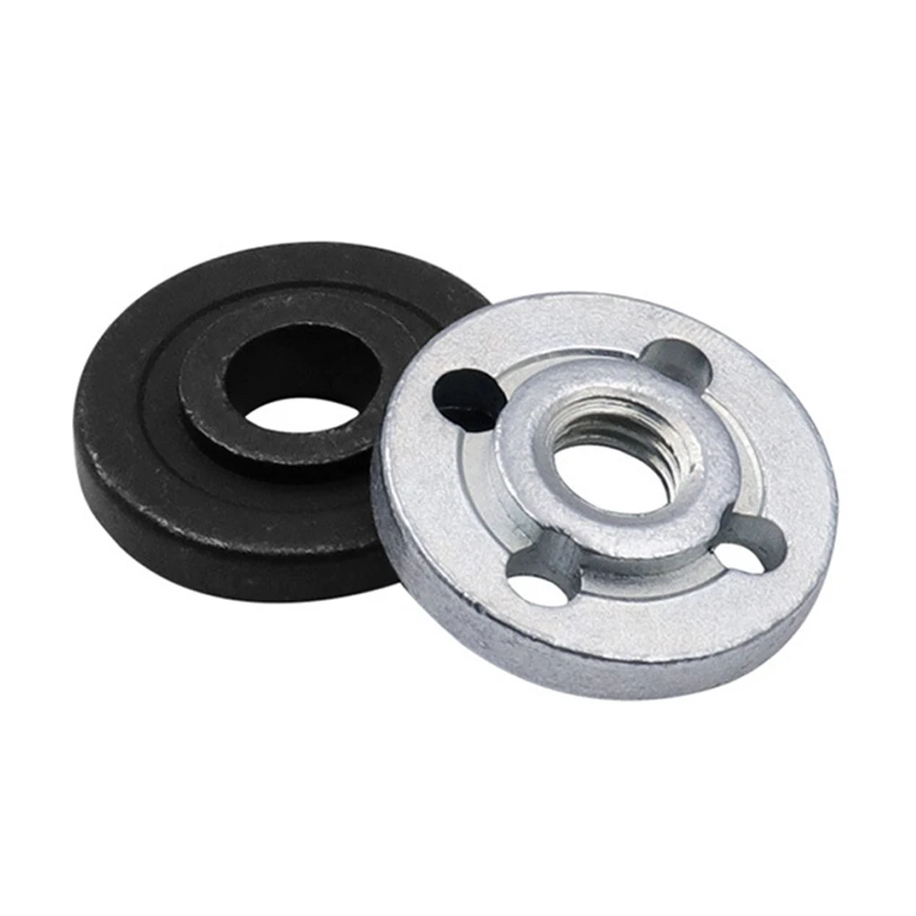 

2 Pieces Professional Angle Grinder Lock Nut Inner Outer Set Flange Nuts Grinding Machine Accessory Replacing Parts