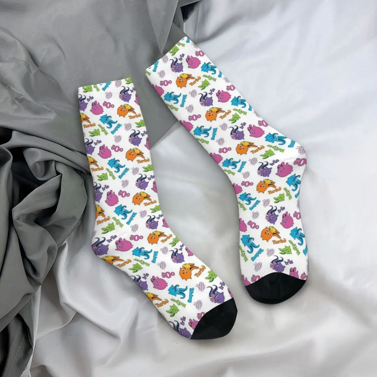 Sunny Bunnies Socken, Harajuku, hochwertige Strümpfe, ganzjährig lange Socken, Zubehör für Geschenke für Männer und Frauen