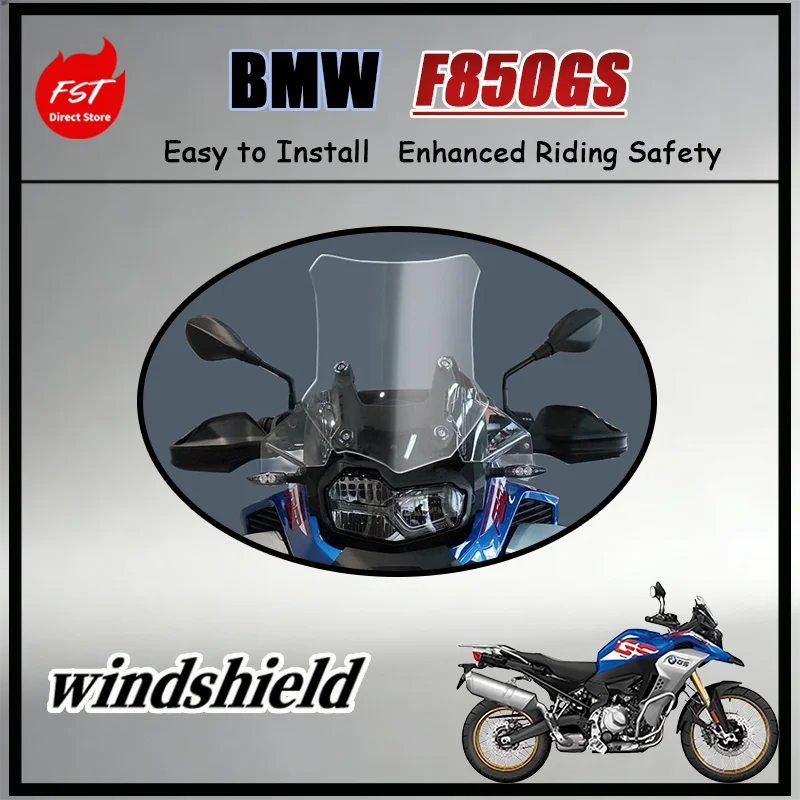 FOR 5MM Thick Big Windscreen for F850GS ADV Smooth Surface Anti-Fouling Design Simplifies Daily Cleaning And Maintenance