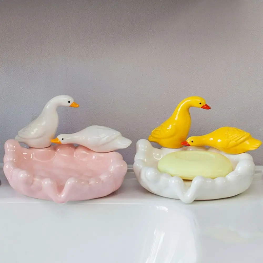 

Прочная керамическая мыльница в стиле Ins с мультяшным дизайном, высококачественная подставка для мыла, декоративный держатель для мыла, дренажная подставка для дома