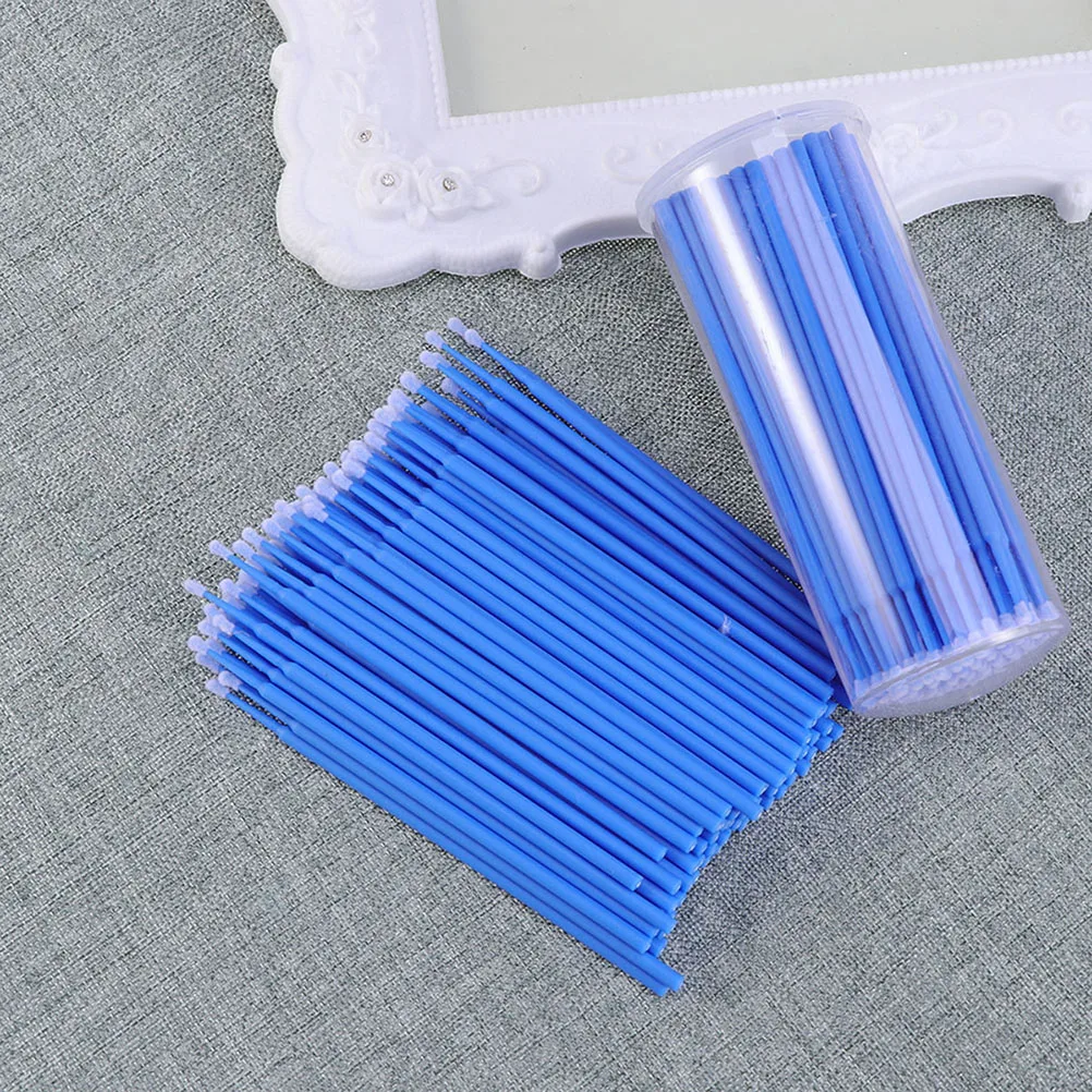 

400pcs Eyelash Extension Removal Cotton Swabs Disposable Micro Applicator Brushes for Lash Nail Art Crafting Salon Home Use