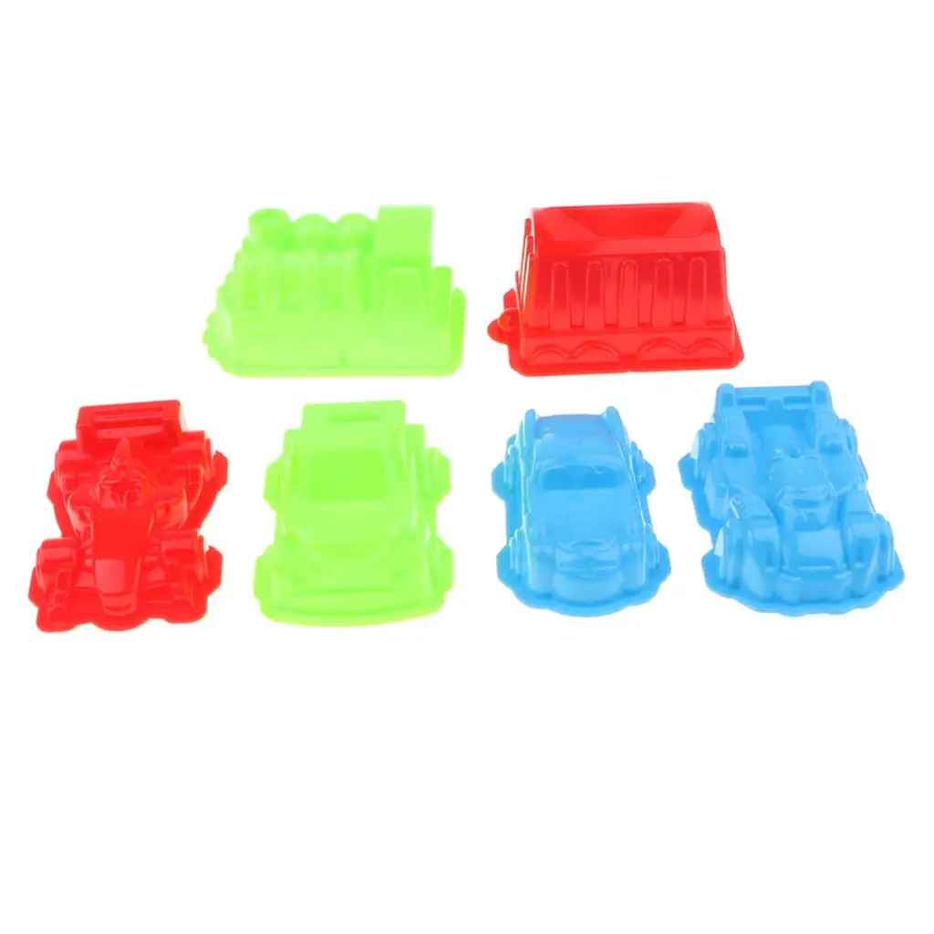 

Fortress Shaped Sand Clay Set for Creative Play Indoors And Outdoors , 6pcs, as described