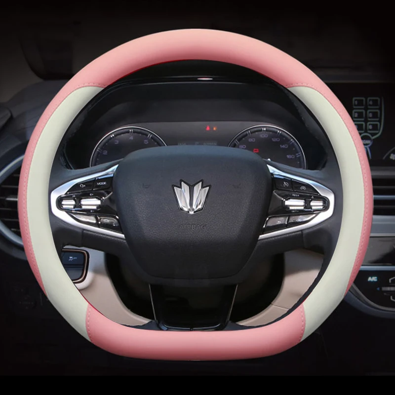 For Oting Paladin 2023 2024 2025 D-type Auto Accessories Genuine Leather Non-slip Sweatproof  Steering Wheel Cover