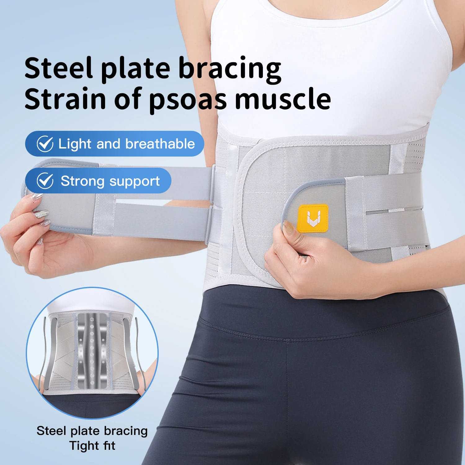 Waist Belt Upgrade,Double Pressure Strap,Breathable And Comfortable For Prolonged Sitting,Exercise Fitness,Protecting Waist