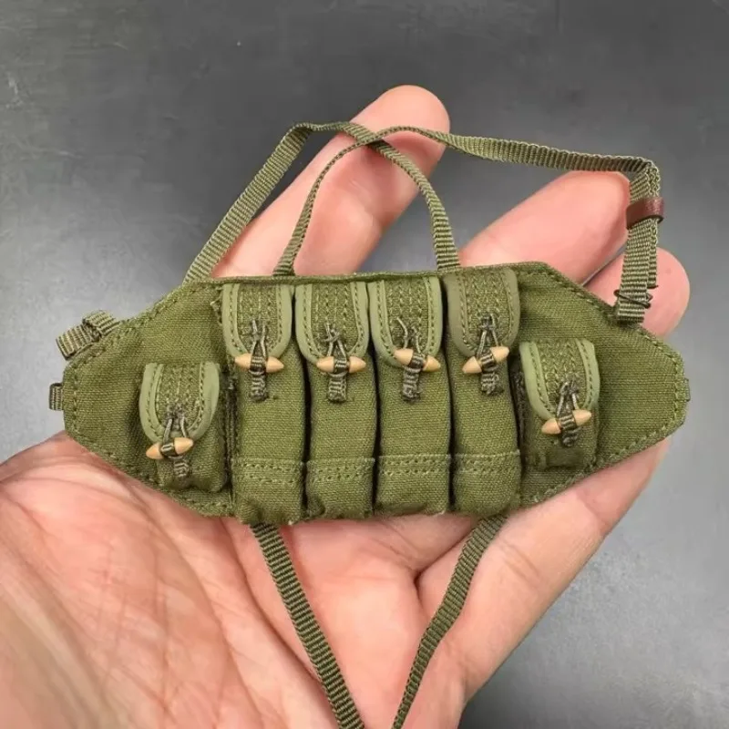 

1942 SS140 масштаб 1/6, аксессуар для солдата, нагрудная сумка, зеленая модель сумки для 12 дюймов, фигурки, декор для кукол