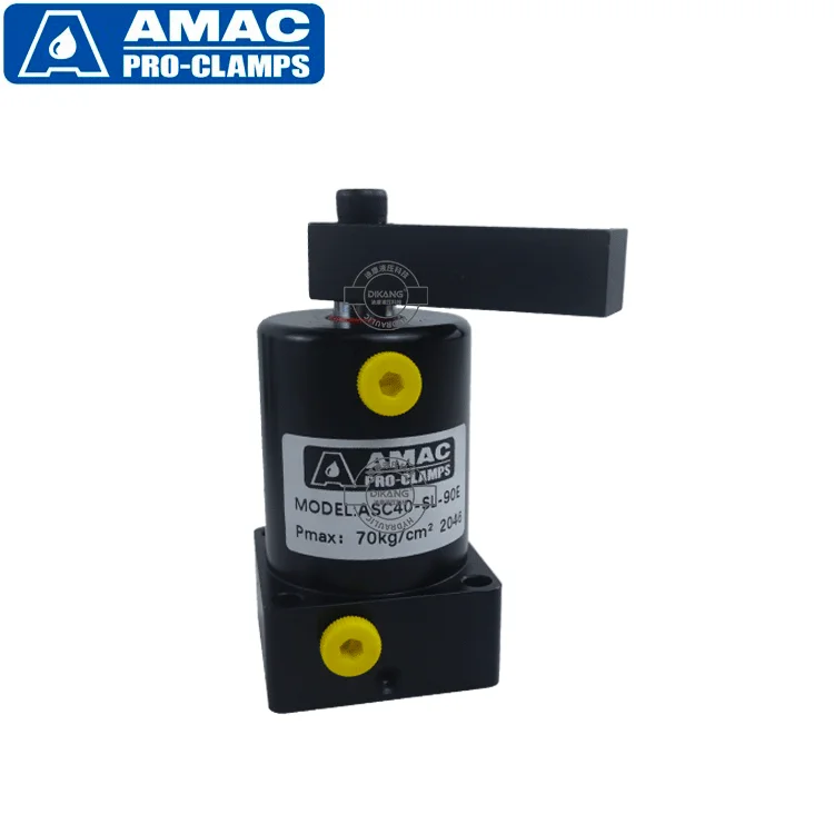 AMAC Hydraulic Cylinder HSC-40-SL-90E/50/63/180 ° Hydraulic Angle Cylinder Small Hydraulic Cylinder