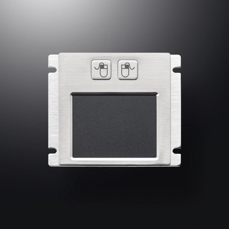 Metal Waterproof Rugged Industrial Touchpad Mouse with Stainless Steel Panel Mount