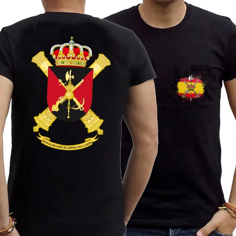 Field Artillery Group II of The Legion, Spanish Army GACALEG T Shirt New 100% Cotton Short Sleeve O-Neck T-shirt Casual Mens Top