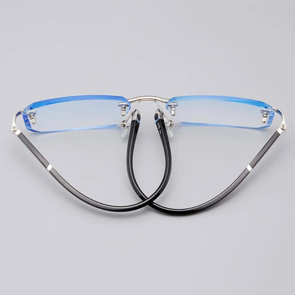 

Spectacle Lens Power +100 To +400 Frameless Presbyopia Glasses Vision Care Lightweight Farsightedness Reading Glasses