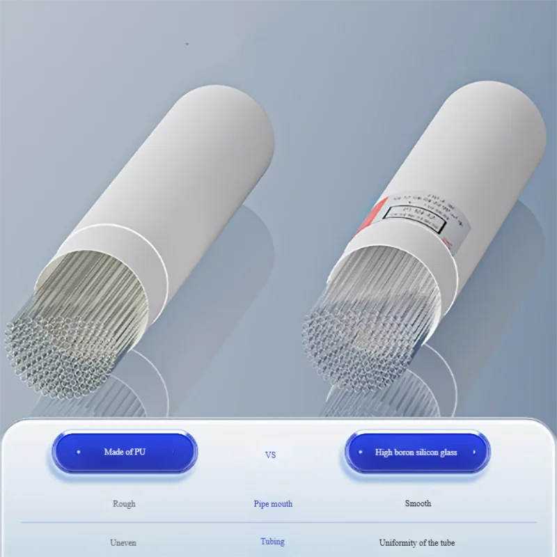 Glass spot capillary Melting point capillary 0.1/ 0.3mm*100mm 0.4/0.5mm*100mm 0.9-1.1mm sealing for laboratory